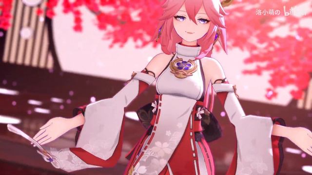【Genshin Impact MMD／4K／60FPS】Yae Miko & Kokomi【Wiggle Wiggle】 смотреть онлайн