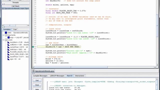 OperatorsArithmetic смотреть онлайн