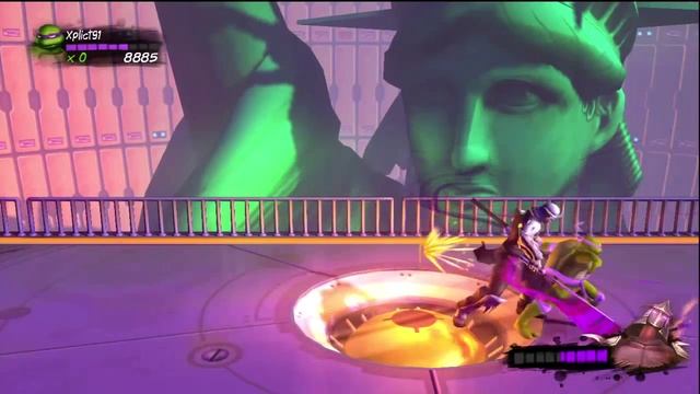 Teenage Mutant Ninja Turtles Turtles in time Re Shelled Achievement Demo Staying Alive HD смотреть онлайн