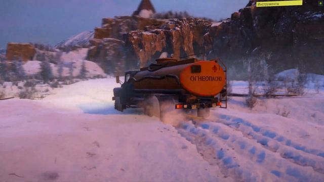 ГЛУБОКИЙ СНЕГ! СОВЕТСКАЯ ТЕХНИКА ПРОЕДЕТ? - SnowRunner смотреть онлайн