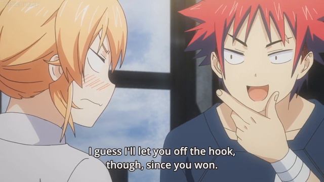 Erina uses Soma's signature line "I'm glad you liked it!" смотреть онлайн