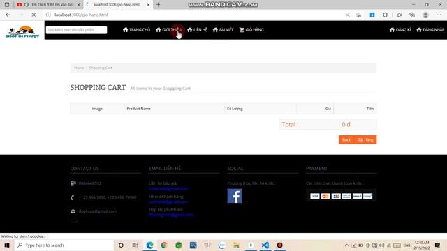Code Website bán hàng đồ phượt xây dựng bằng NodeJS , Express , Mongodb + báo cáo смотреть онлайн