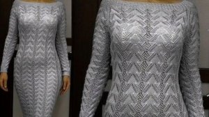 Стильно, модно и красиво. Вяжем красивый и простой узор спицами.