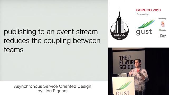GoRuCo 2013 - Asynchronous Service Oriented Design by John Pignata смотреть онлайн
