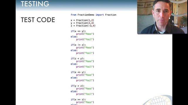 Making a Rational Fraction Class in python смотреть онлайн