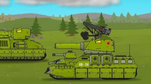 Дора КВ-444 против Ратте USSR, КВ-44, Карл-44 - Мультики про танки