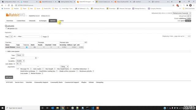 RabbitMQ MassTransit - ASP NET Core смотреть онлайн