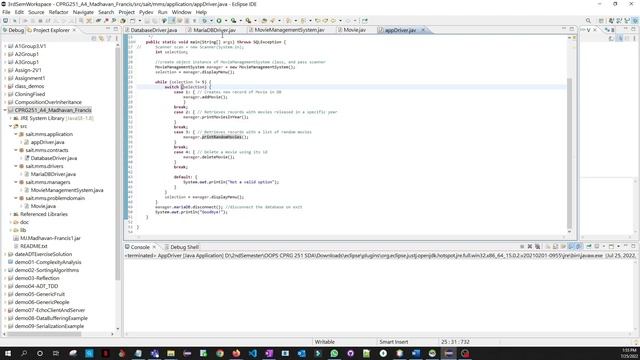 Movie Manage System with MariaDB смотреть онлайн