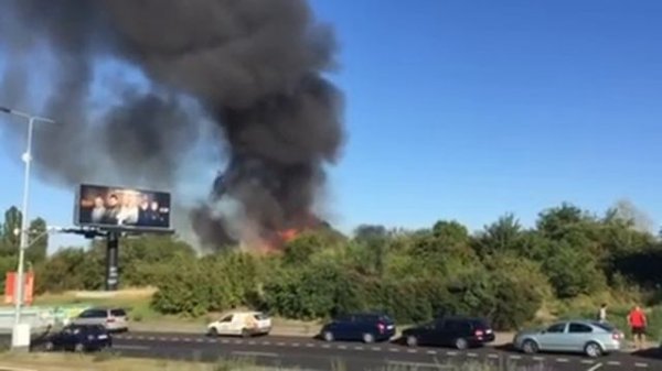 Barrandov studios fire !!