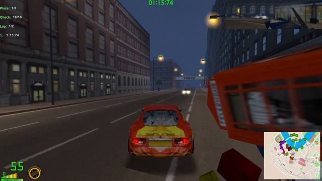 Midtown Madness 2 - Beetle Blast-a-Thon - Imperial London Racepack Circuit[Professional] смотреть онлайн