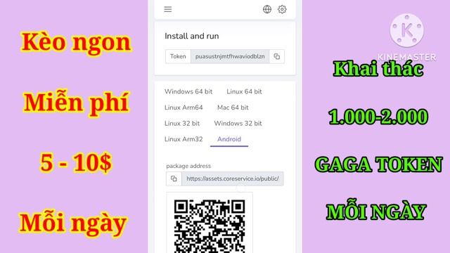 Kèo ngon ?Nhanh tay chạy Node GAGA token kiếm miễn phí 5_10$ Mỗi Ngày смотреть онлайн