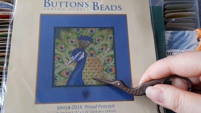 Покупки. Милл Хилл НОВОСТИ. Новинки, процесс MH14-2016 Proud Peacock смотреть онлайн