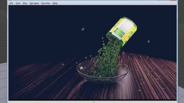 Частицы в Блендер. Particles Blender
Рассыпаем зеленый горошек.