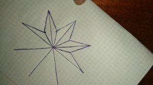 Как рисовать восьмиконечную звезду