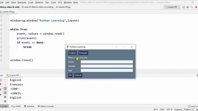 Python GUI with PySimpleGUI - easy learn 09 смотреть онлайн