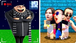 😑МЫ СЛЕДИМ ЗА ГРЮ ЧЕРЕЗ СКРЫТЫЕ КАМЕРЫ в МАЙНКРАФТЕ! ГАДКИЙ Я! НУБИК ШЕДИ ЛЕСКА