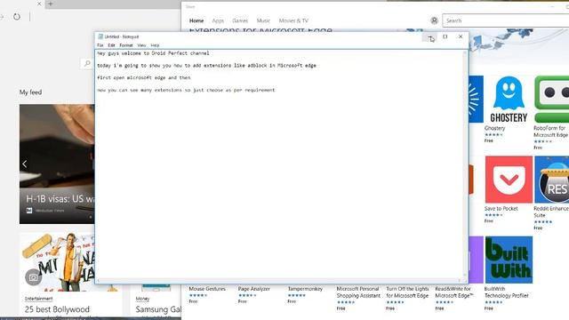 How to add Adblock in Microsoft Edge [Windows 10] смотреть онлайн