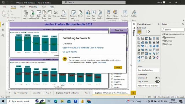 How to publish the report from PowerBI desktop to Powerbi Service смотреть онлайн