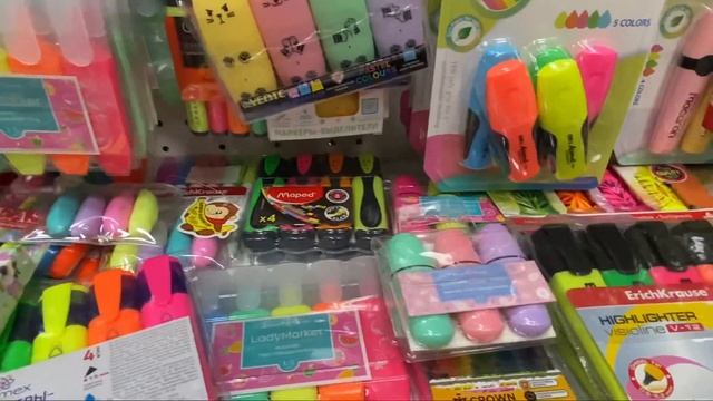 Влог 1часть/Покупки канцелярии,новая бюджетная тушь и многое др.из фикс прайс/Гуляем по магазинам