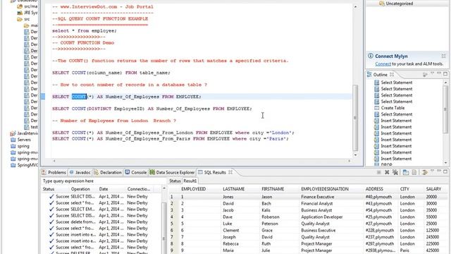 SQL QUERY How to get number of rows from database table смотреть онлайн