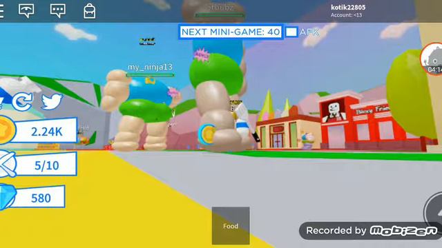 Играю в RoBlox симулятор ом ном ном🤯😱 смотреть онлайн