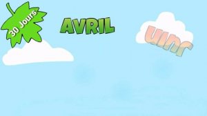 Les jours,les mois,les quatre saisons en français