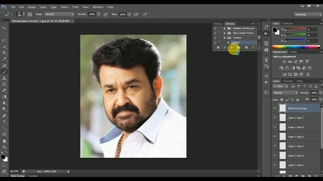 How to Photo to Cartoon Photoshop Action смотреть онлайн