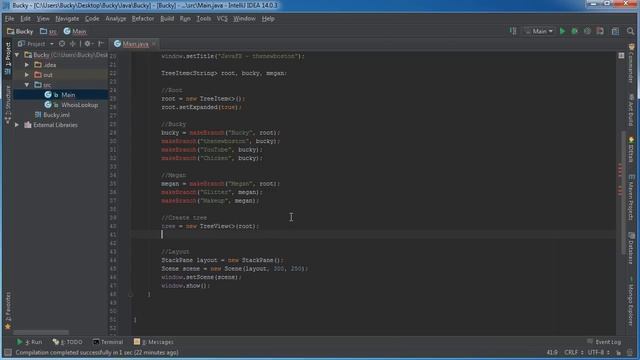 JavaFX Java GUI Tutorial - 16 - TreeView смотреть онлайн