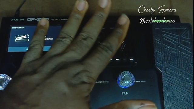 Калибровка педали экспрессии Valeton GP200