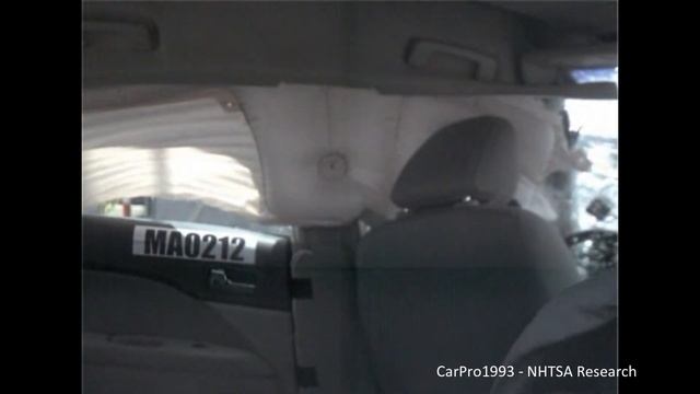 2010 Ford Fusion FMVSS 214P Side Pole Crash Test (2011 NCAP Update Validation Test) смотреть онлайн