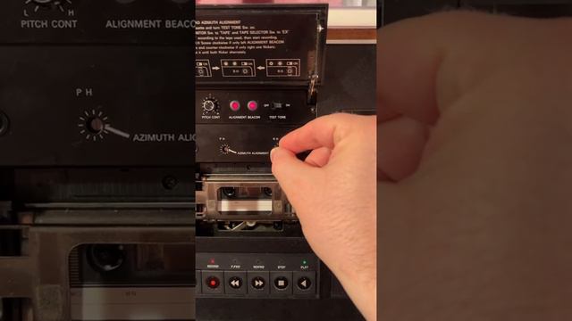 Nakamichi 1000 Tri-Tracer, калибровка азимута головки записи смотреть онлайн