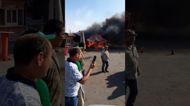 Ростов на дону на Аксайский рынке горит шаурмахана 23.08.2019 смотреть онлайн