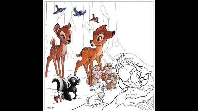 Happy Color App | Disney Bambi Part 8 | Color By Numbers | Animated смотреть онлайн