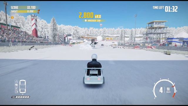 Snowball run Pocket Rocket, Wreckfest game смотреть онлайн