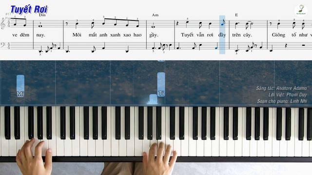 Tombe La Neige (Tuyết Rơi) Beginner Piano | Linh Nhi смотреть онлайн