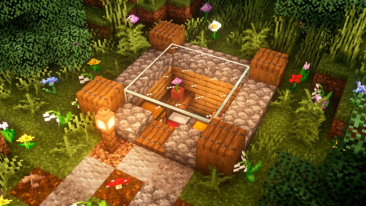 СТАРТОВЫЙ ПОДЗЕМНЫЙ ДОМ ДЛЯ ВЫЖИВАНИЯ В МАЙНКРАФТЕ! смотреть онлайн