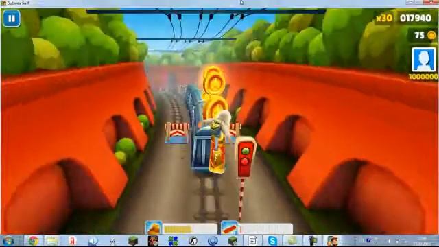 Поиграем в Subway Surf #1 смотреть онлайн
