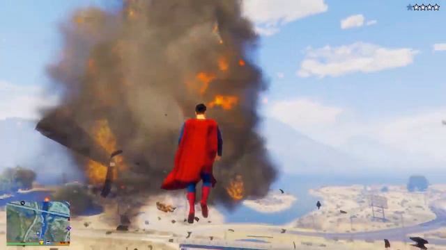СМОЖЕТ ЛИ СУПЕРМЕН ОСТАНОВИТЬ ПОЕЗД ЭКСПЕРИМЕНТ В ГТА 5 МОДЫ! ОБЗОР МОДА В GTA 5 ВИДЕО MODS смотреть онлайн