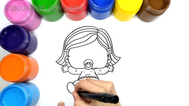 Cómo dibujar LOL bebe | LOL Surprise para colorear смотреть онлайн