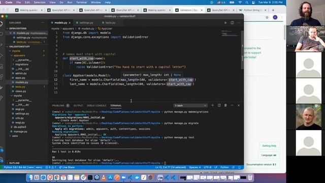 W6D2: Introduction to Django Model Validators (2 of 2) смотреть онлайн