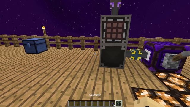 Minecraft - Sky Factory 4 - How to Make and Use a Simple Storage Controller смотреть онлайн