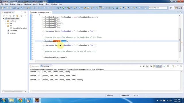 How to add an object in the first and last position in the LinkedList? | AddFirst and AddLast смотреть онлайн