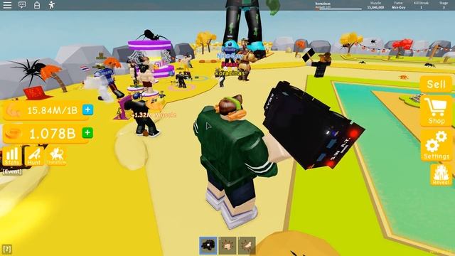 ПРОКАЧИВАЮСЬ ДО ДЕРЕВА В РОБЛОКС [Lifting Simulator ?] смотреть онлайн