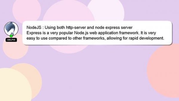 NodeJS : Using both http-server and node express server