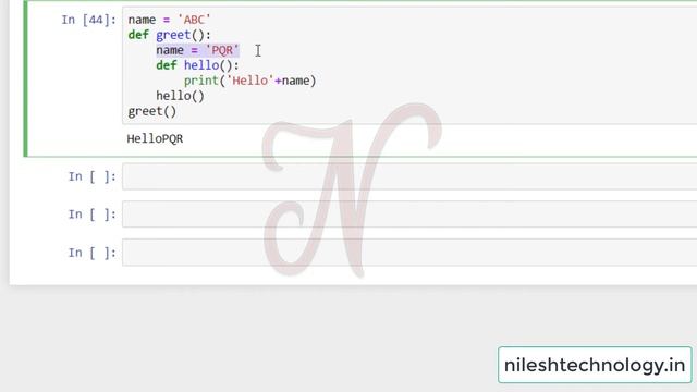 Python Nested Function | Variable Scope смотреть онлайн