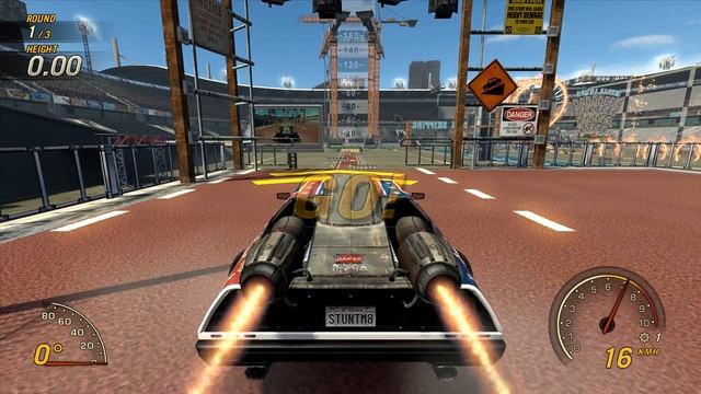 LETS PLAY #2 FlatOut Ultimate Carnage- stunts ski jump and high jump смотреть онлайн