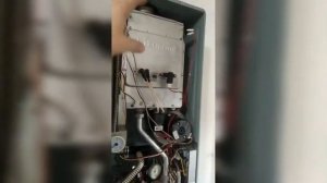 двухконтурный  газовый котел. Elso Therm. ремонт теплообменника колхозным способом
