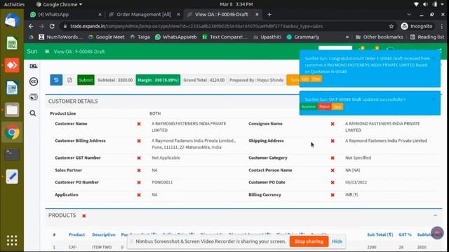 ExpandX ERP || Trading Company Working Flow смотреть онлайн