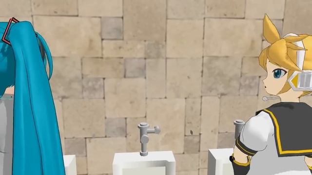 [MMD ] Miku vs. Len in the bathroom смотреть онлайн