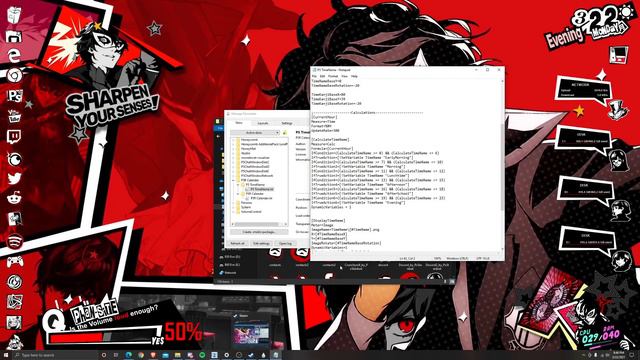 How to recreate my Persona 5 Royal Joker theme - Wallpaper Engine & Rainmeter tutorial смотреть онлайн